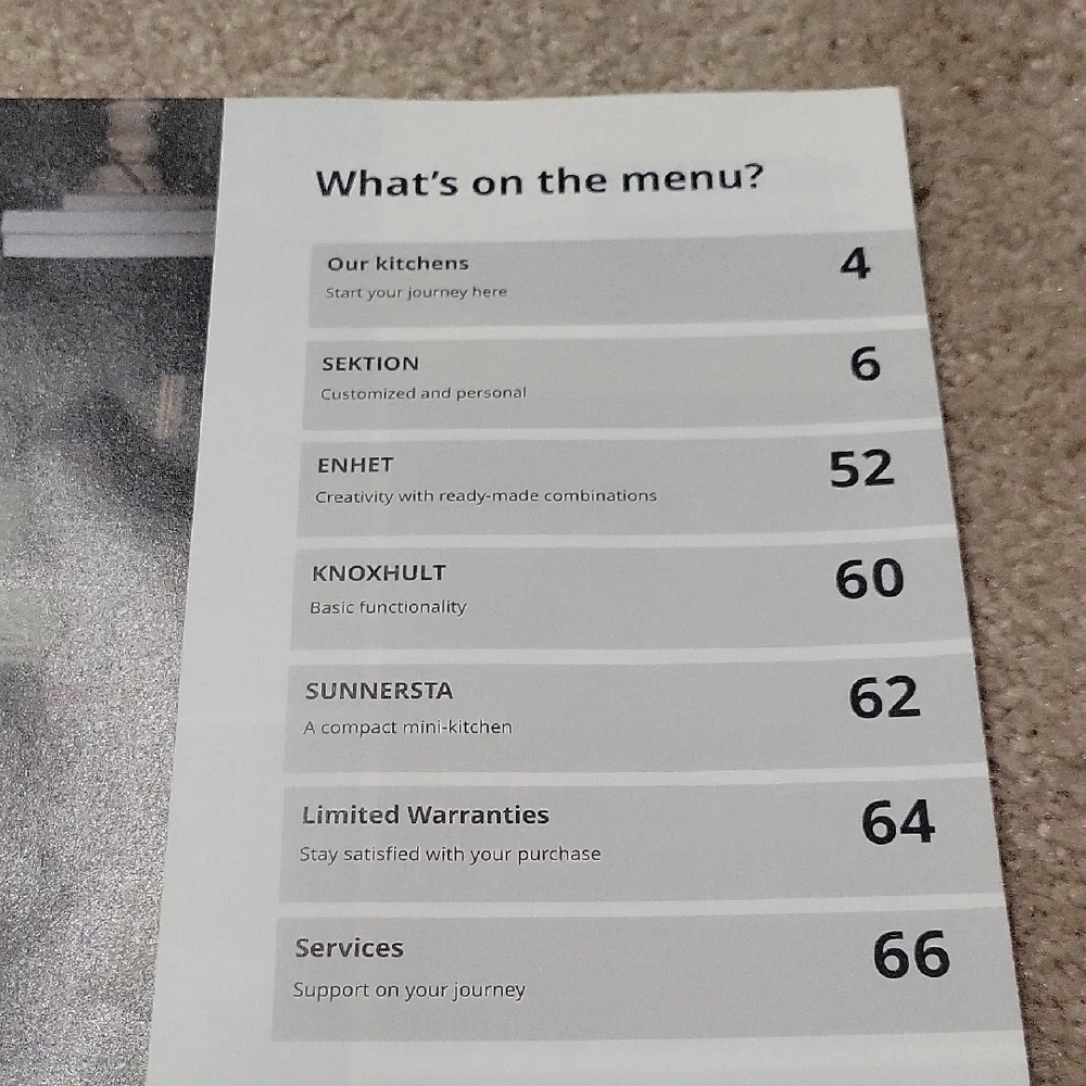FREE W ANY PURCHASE!IKEA Kitchens 2023 Catalog